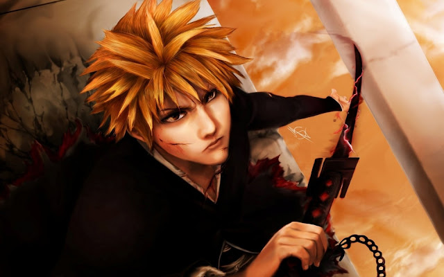 hd wallpaper: Ichigo Bankai Black Sword 1171